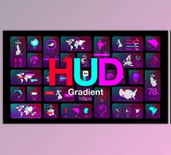 Download HUD Gradient Maps (Videohive 58578266) - AE Project