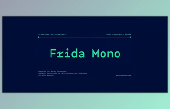MyFonts - Download TG Frida Mono 6xOTF