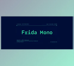 MyFonts - Download TG Frida Mono 6xOTF