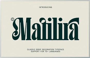 Download Matilira - Classic Serif <span class='badge badge-warning'>Font</span> (Creative Market 291572462)