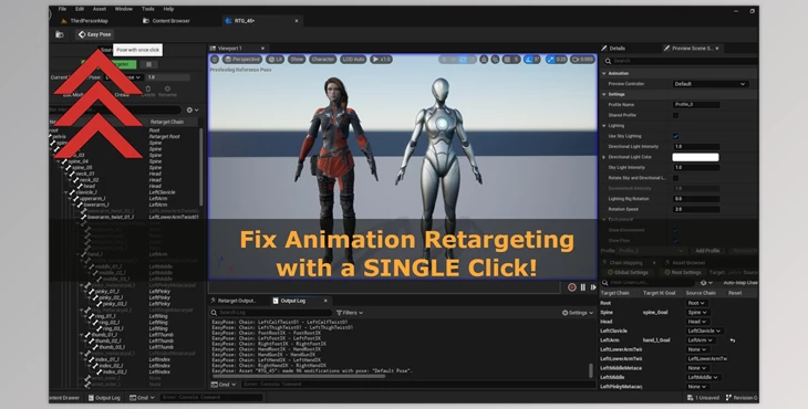 UE Model Download Easy Pose (For 5.1 - 5.5)
