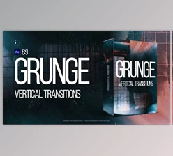 Download Vertical Grunge Transitions - TikTok, Reels, Shorts, Stories (Videohive 58642209) - AE Project