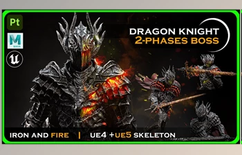 UE <span class='badge badge-warning'>Model</span> Download Dragon Knight (For 5.1+)