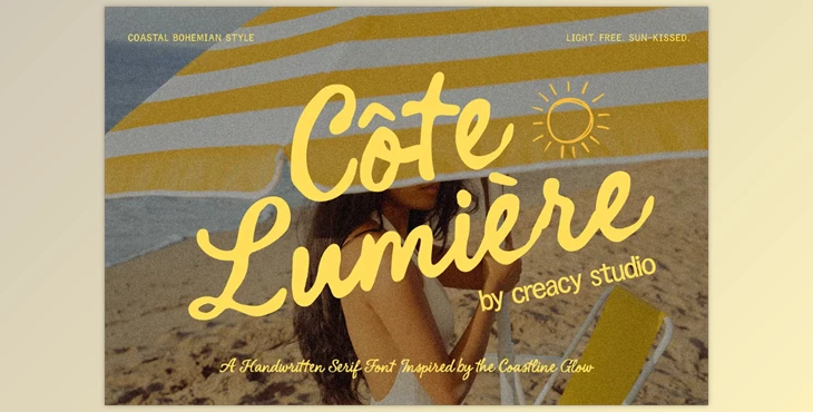 Download Cote Lumiere – Coastal Script Font (Creative Market 291583954)