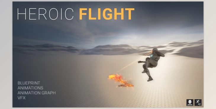 UE Model Download Heroic Flight (For 5.3+)