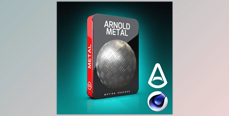 Motion Squared - Download Arnold Metal Materials for Cinema 4D
