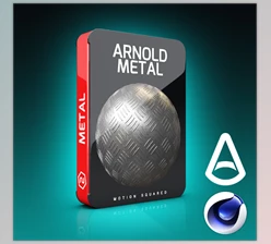 Motion Squared - Download Arnold Metal Materials for Cinema 4D
