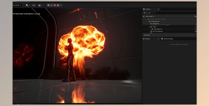 UE Model Download Explosion FX Customizable