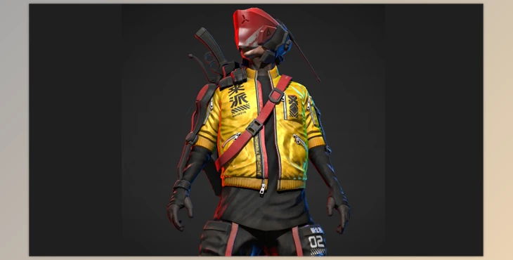UE Model Download Cyberpunk Mercenary (For 4.25 - 4.27 and 5.0 - 5.5)