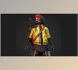 UE Model Download Cyberpunk Mercenary (For 4.25 - 4.27 and 5.0 - 5.5)