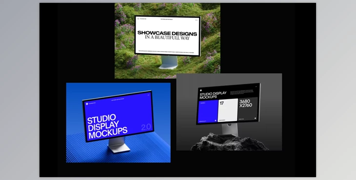 Wannathis - Download Studio Display Mockups vol.2