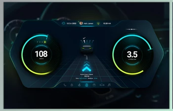 <span class='badge badge-warning'>Pixflow</span> - Download Smart Car HUD V.1