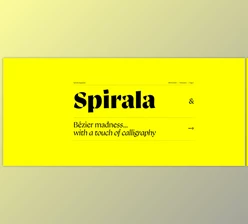 MyFonts - Download Spirala Display Font Family 8xOTF