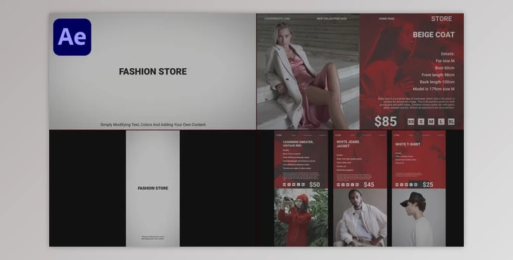 Download Fashion Store for After Effects (Videohive 58525138) - AE Project