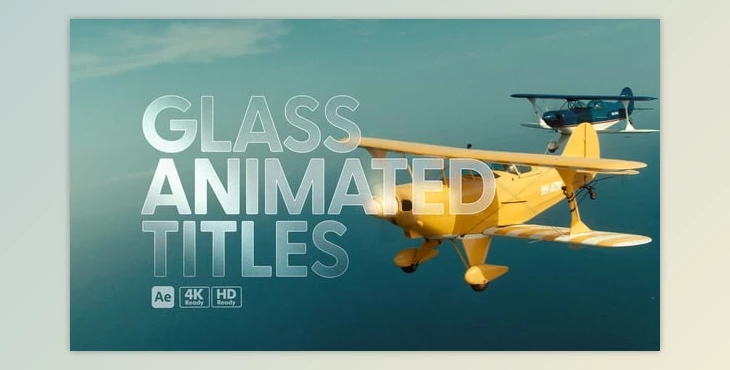 Download Glass Animated Titles (Videohive 58689532) - AE Project