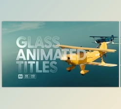 Download Glass Animated Titles (Videohive 58689532) - AE Project