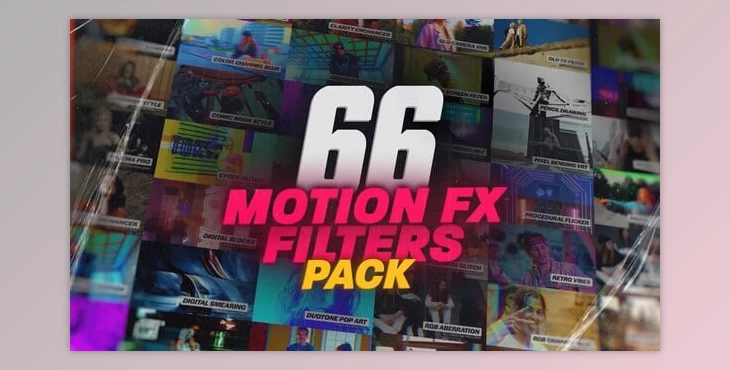 Download Motion Effect Filters Pack For After Effects (Videohive 58842189) - AE Project
