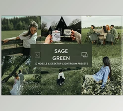 Download 10 Sage Green Lightroom Presets (Creative Market 287911440)