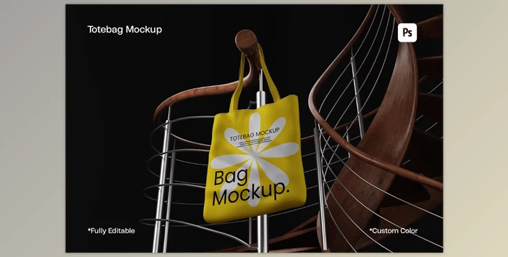 Download Totebag Mockup (Creative Market 291553366)