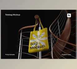 Download Totebag Mockup (Creative Market 291553366)
