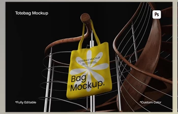 Download Totebag <span class='badge badge-warning'>Mockup</span> (Creative Market 291553366)
