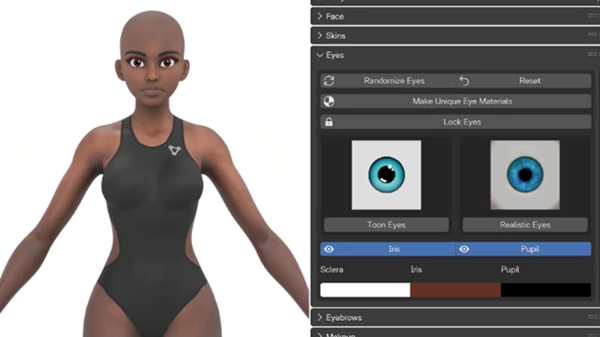 Customisable Male and Female Basemesh
