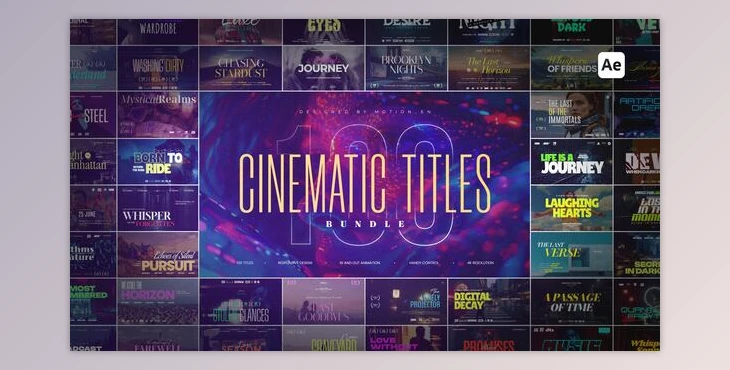 Download 100 Cinematic Titles Bundle (Videohive 58905114) - AE Project