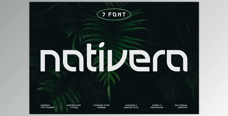 Download Nativera Font Family (Creative Market 291629804)