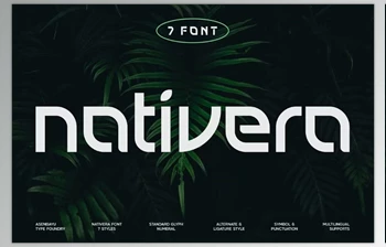 Download Nativera <span class='badge badge-warning'>Font</span> <span class='badge badge-warning'>Family</span> (Creative Market 291629804)