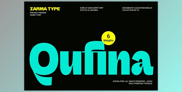 Download Qufina - Modern Sans Serif Font (Creative Market 291630998)