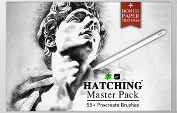 Gumroad - Download Hatching <span class='badge badge-warning'>Procreate</span> Brushes