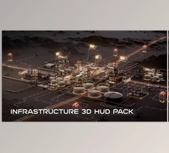 Gumroad - Download Max Bitiukov - Infrastructure 3D HUD Pack [Cinema4D/Xpresso]