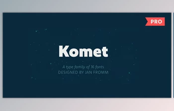 MyFonts - Download Komet Pro <span class='badge badge-warning'>Font</span> Family 16xOTF