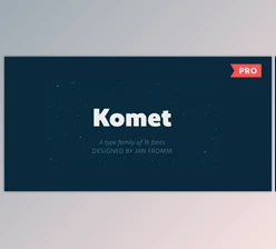 MyFonts - Download Komet Pro Font Family 16xOTF