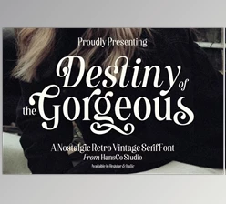 Download Destiny Gorgeous Font (Creative Market 291633939)