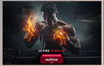 Download Fire <span class='badge badge-warning'>flame</span> png transparent overlays (Creative Market 279001475)