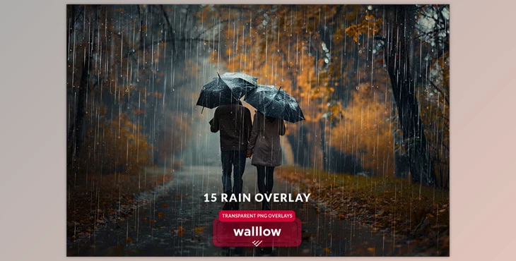 Download Rain png Transparent photo overlays (Creative Market 280397716)