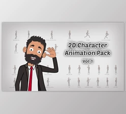 Download 2D Character Animation Pack Vol 1 (Videohive 58827803) - AE Project