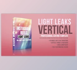 Download Instagram Reels Light Leaks – Vertical Transitions Pack for Stories & Shorts For DaVinci Resolve (Videohive 58891536)