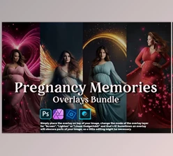 Download Pregnancy Memories Overlays Bundle (Creative Market 211292082)