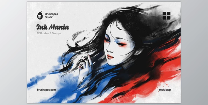 Brushapes - Download Ink Mania Multi App Brushes