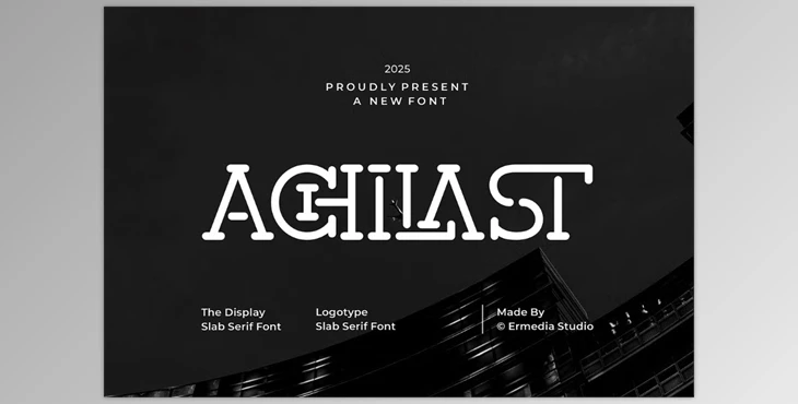 Download Achilast Modern Slab Serif Font (Creative Market 291654503)