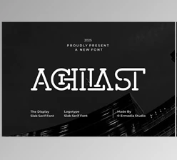 Download Achilast Modern Slab Serif Font (Creative Market 291654503)