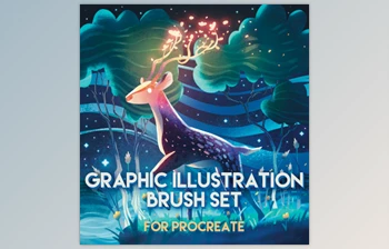 Gumroad - Download Graphic Illustration <span class='badge badge-warning'>Brush</span> Set for <span class='badge badge-warning'>Procreate</span>