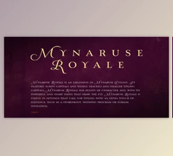 Myfonts - Download Mynaruse Royale Font Family 6xOTF