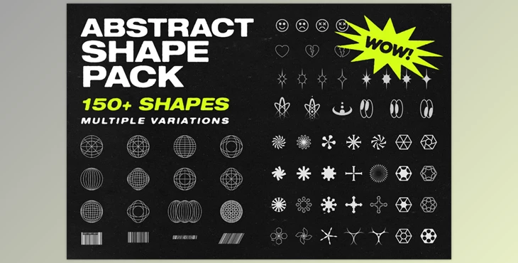 Gumroad - Download Abstract Shape Pack | 150+ Icons
