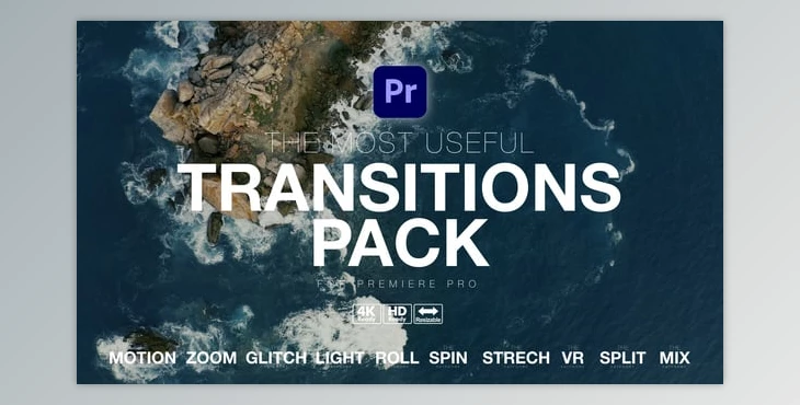 Download The Most Useful Transitions Pack for Premiere Pro (Videohive 27730212)