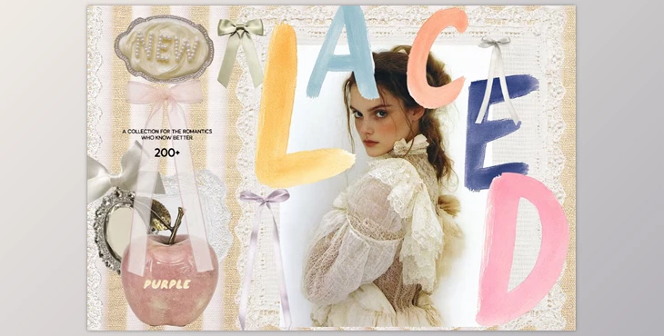 Download Laced: Collage Collection (Creative Market 291560592)