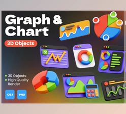UI8 - Download Graph and Chart 3D Objects