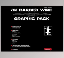 Gumroad - Download BARBED WIRE GRAPHIC PACK